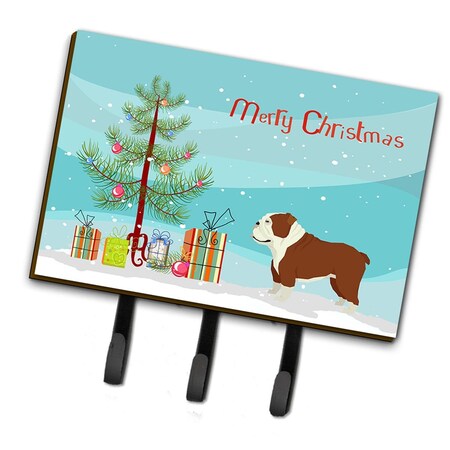 Carolines Treasures English Bulldog Christmas Tree Leash or Key Holder CK3536TH68